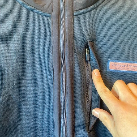Men's Blue Vineyard Vines Sweater - Picture 4 of 6